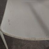 Vintage garden metal armchair