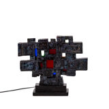 Auguste Harzic, Ceramic and glass sculpture, year 1968