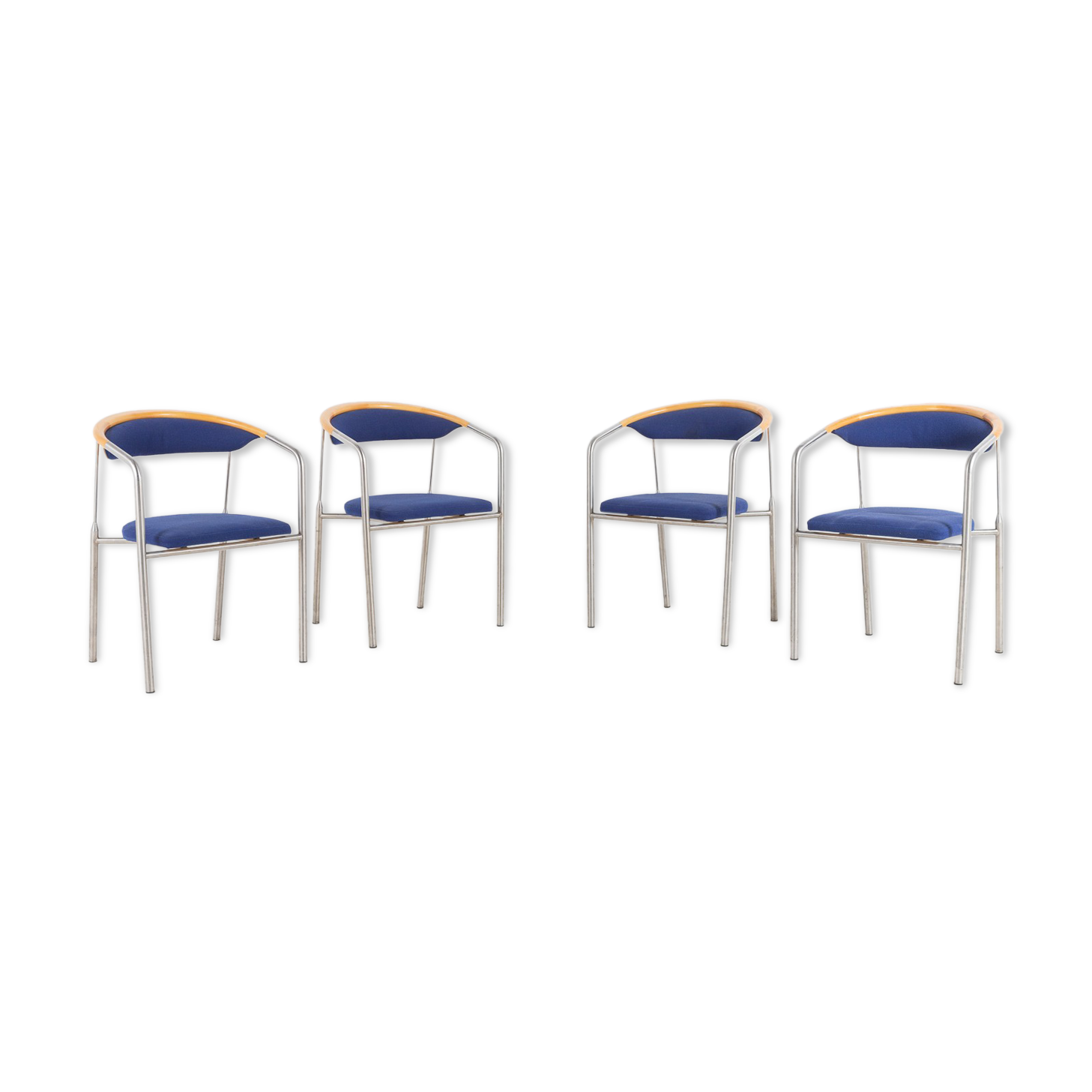 Set of 4 Henrik Tengler chairs 'Chairman' by Hansen & Sorensen Denmark