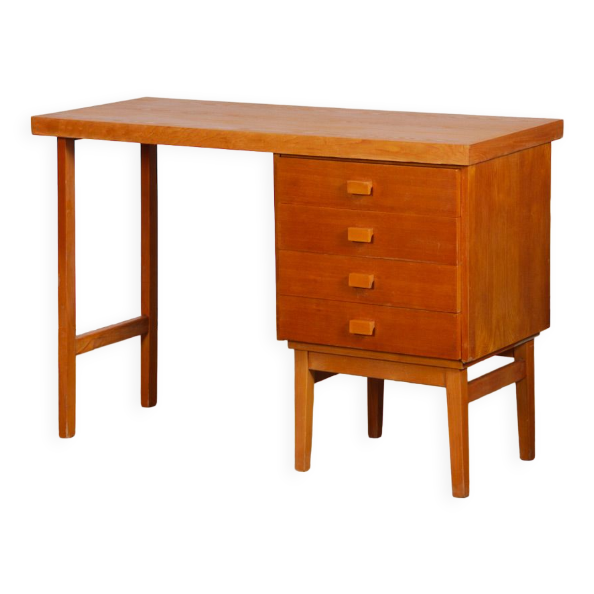 Bureau vintage en bois datant des années 1970