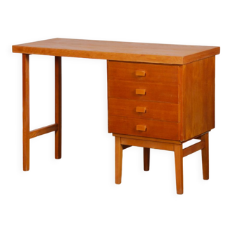 Vintage wooden desk from the 1970s