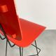 Dutch plywood bar stool by P.J Van Der Klugt for Everest, 1957