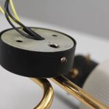 Pair of wall sconces 1950s style Arlus Lunel