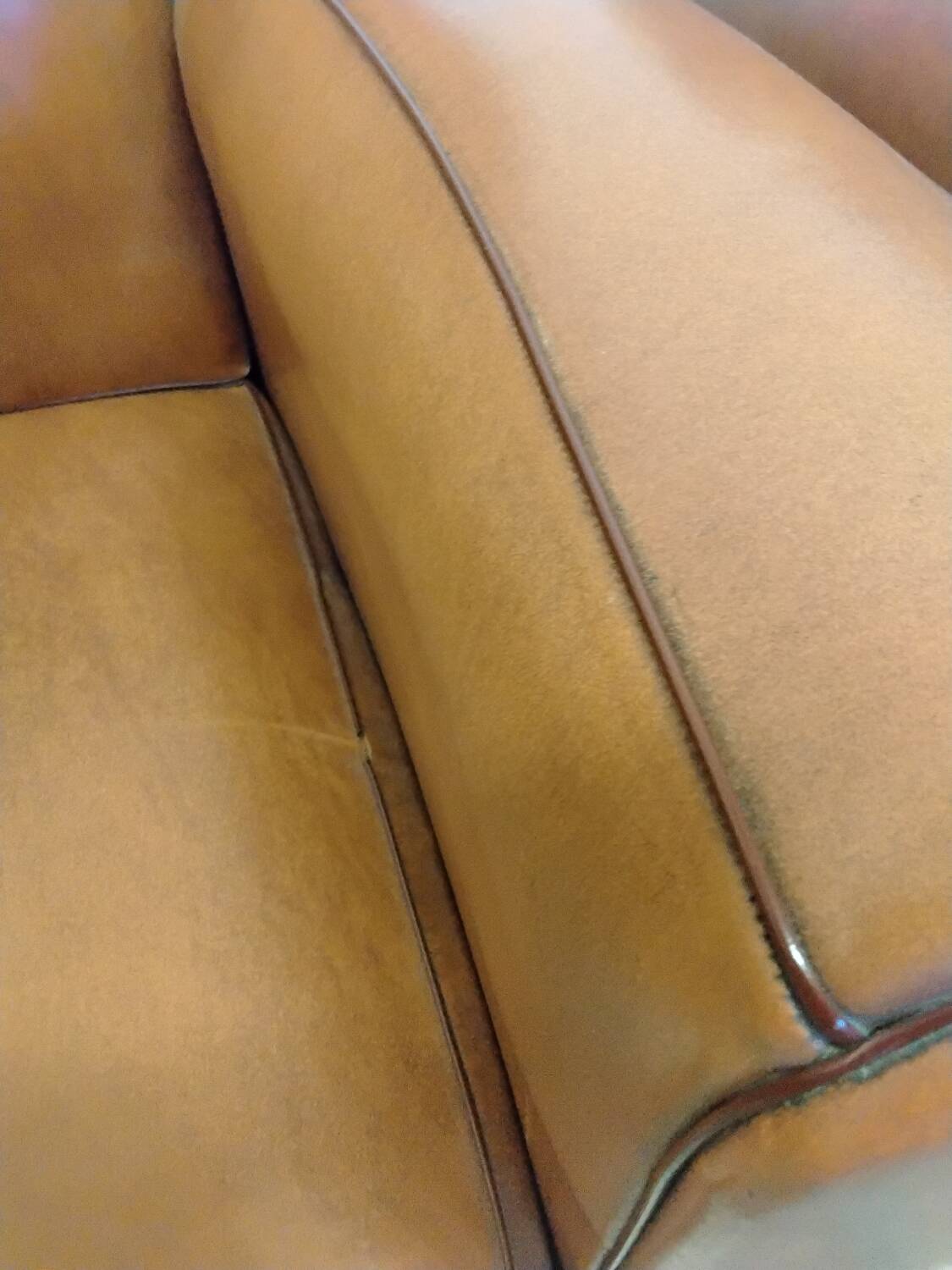 Pair of club armchairs