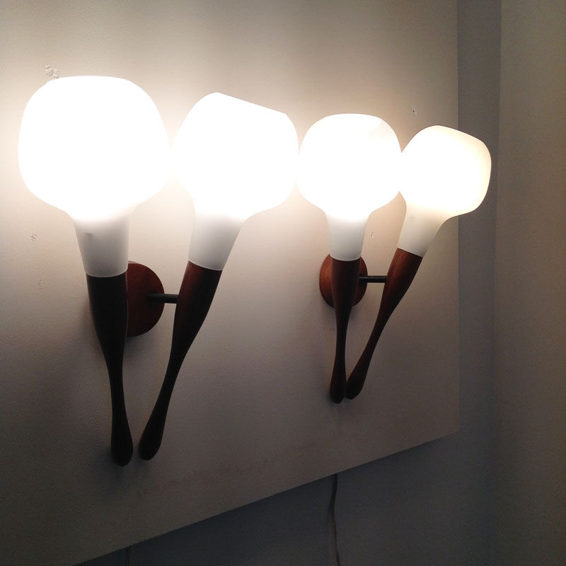 Pair of Rispal wall lamps