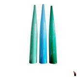 Trio de suspension XXL en verre de Murano, Alessandro Pianon, Vistosi, 1960