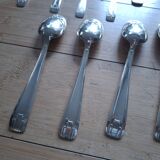 Art deco cutlery set in a box, 36 pieces.