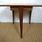 rare three-legged folding game table from the 60s