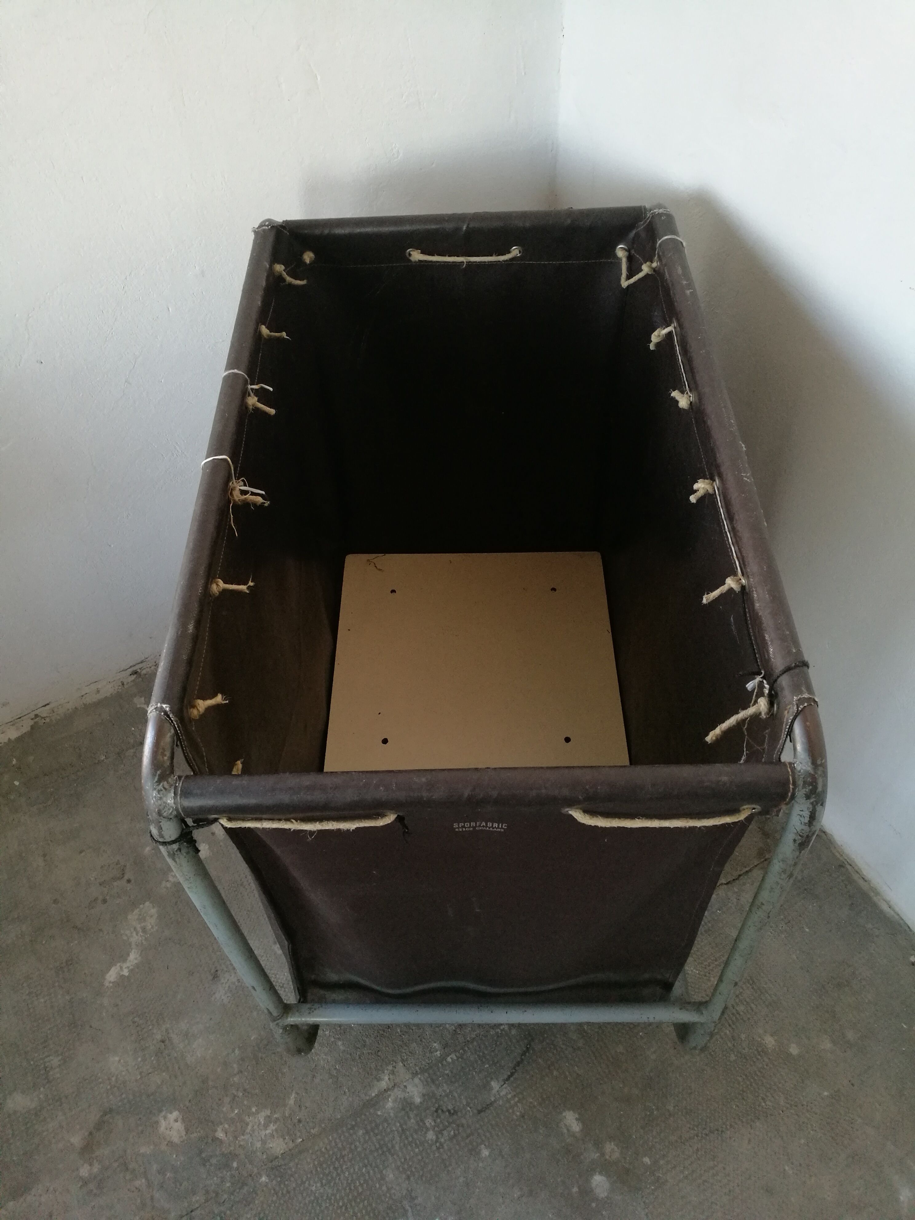 Old laundry cart