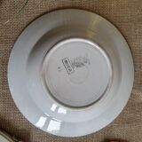Set of two hollow plates Sarreguemines Canebiere vintage