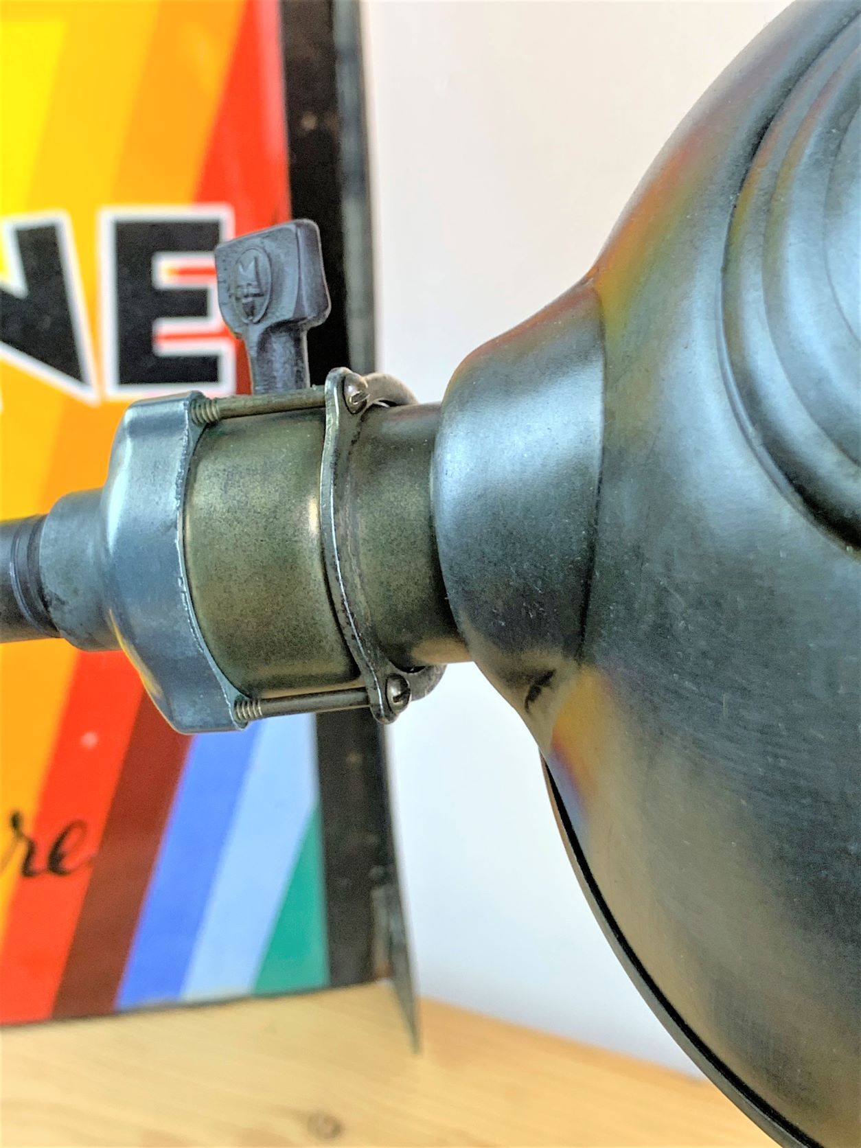 Ajusco adjustable fixture co milwaukee wis old american lamp brand ajusco 1930