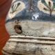 Ceramic lamp base. Gustave Reynaud. Le Murier. Vallauris.