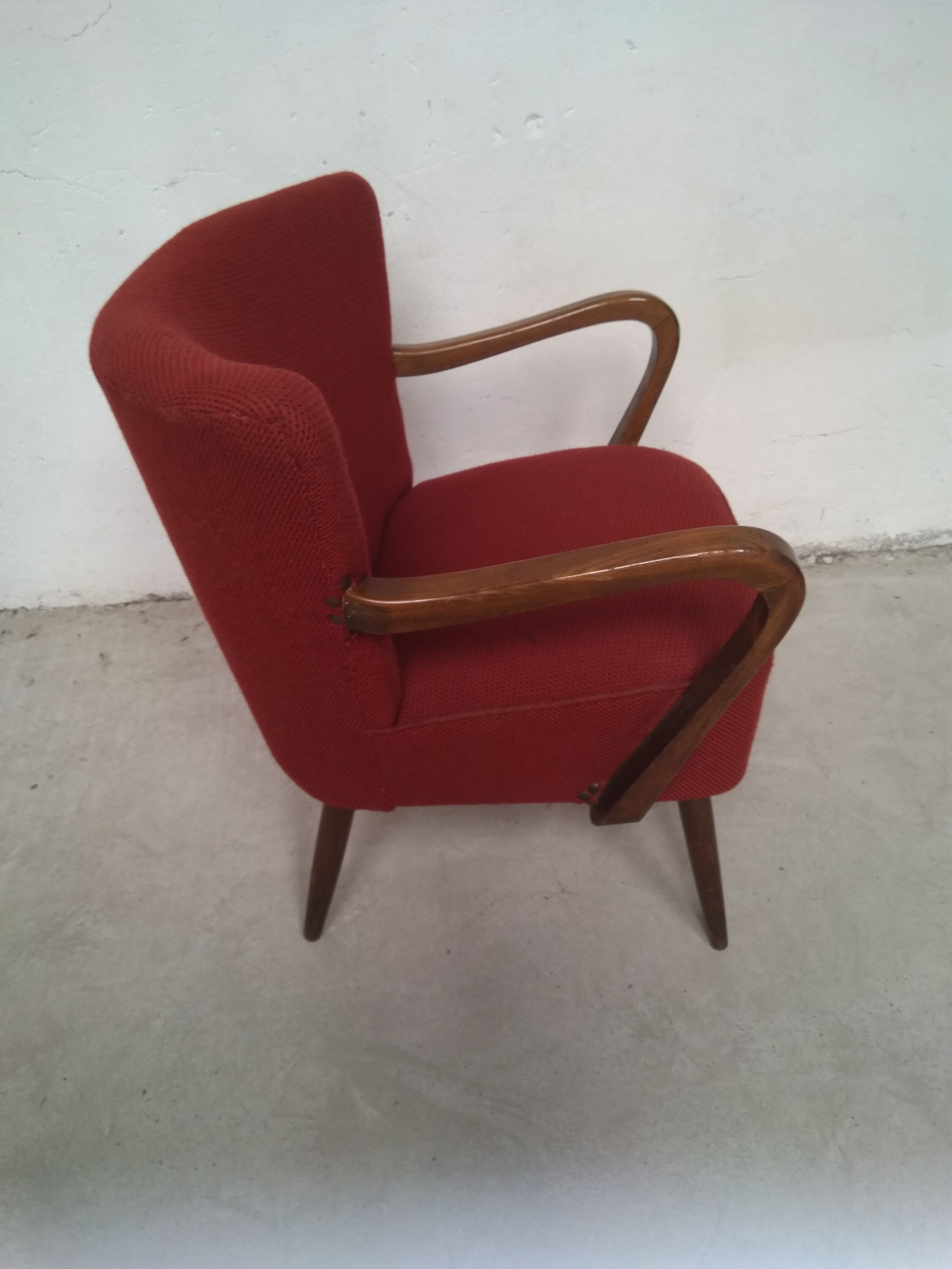 Red cocktail chair
