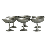 Set of 6 ice cream cups