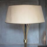 1950s floor lamp published by Maison Arlus, vintage standing lamp.