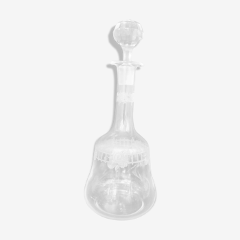Ancient crystal decanter