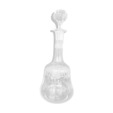 Ancient crystal decanter