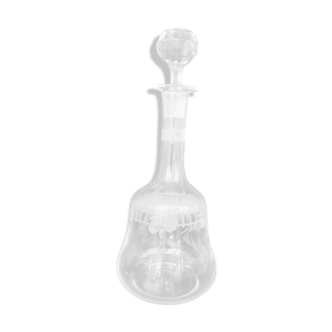 Ancient crystal decanter