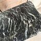 Louis XV style fireplace in green marble, 1900s