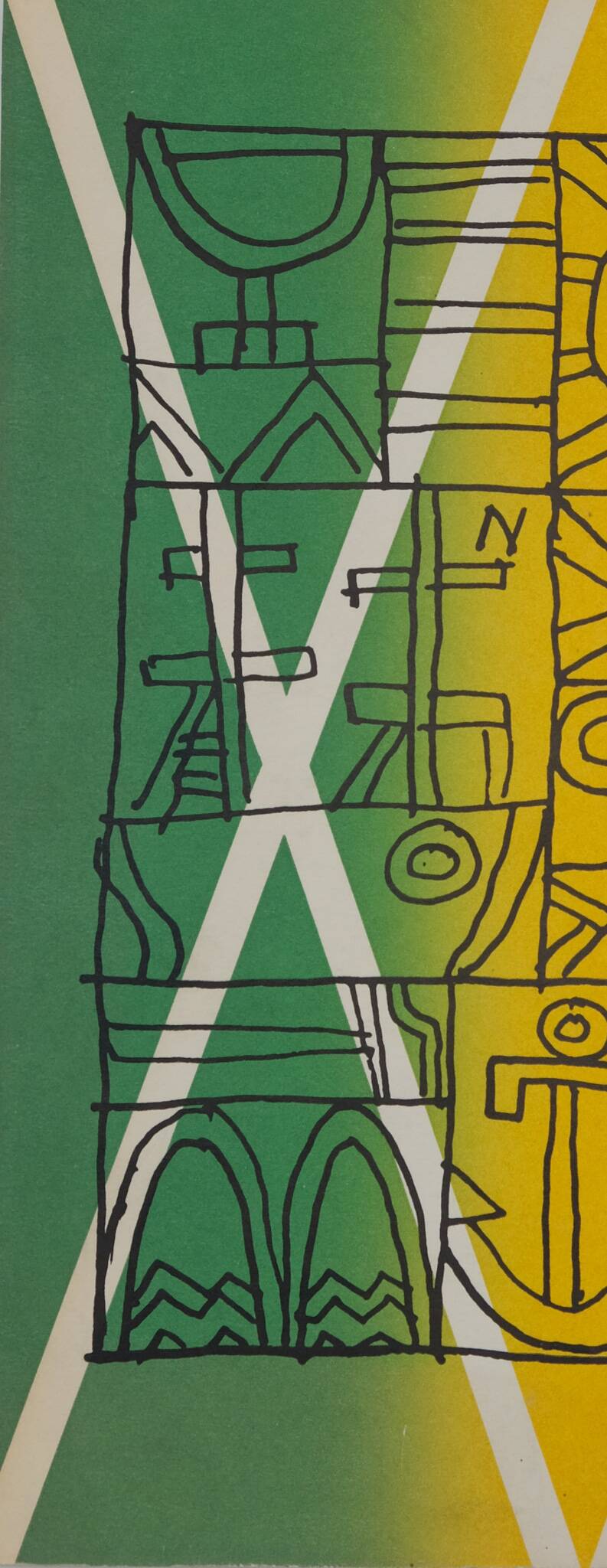 Joaquín torres garcia: the hold of the boat - original lithograph