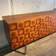 TEAK MARQUETRY ENFILADE 1960s