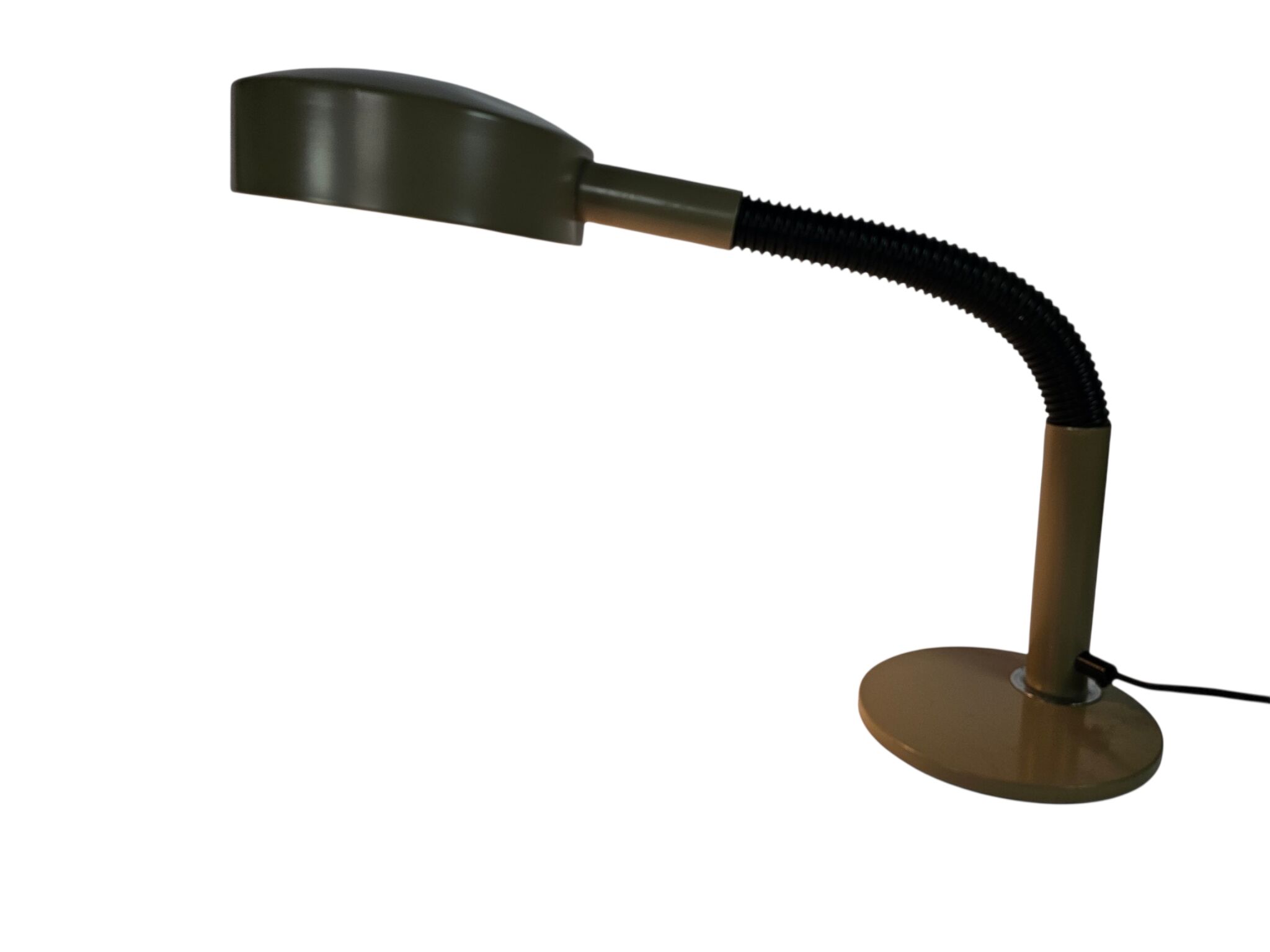 Hala Zeist - model 708 - Desk lamp - olive green - Flexible arm - 1970s