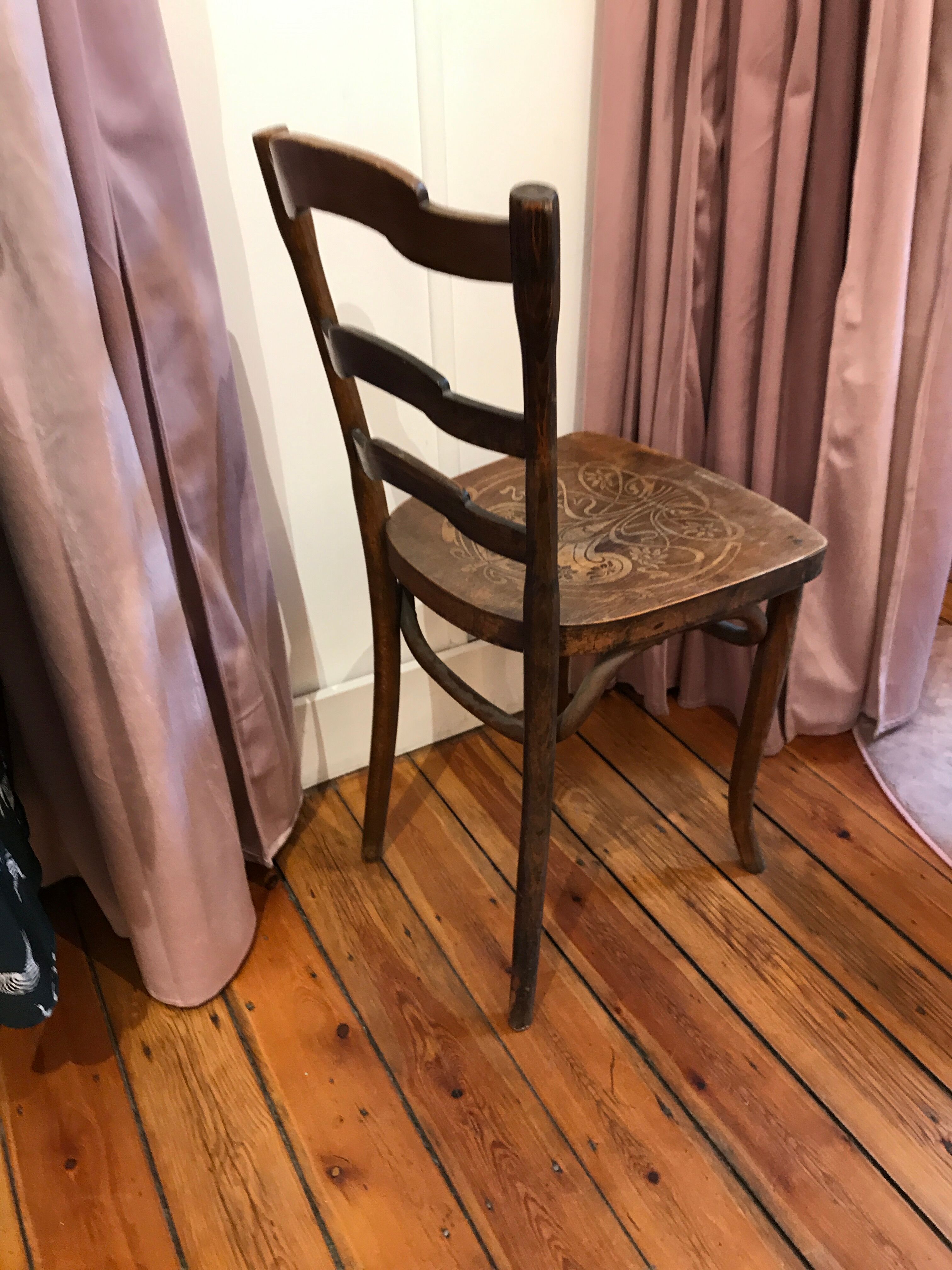 Art Nouveau bistro chair