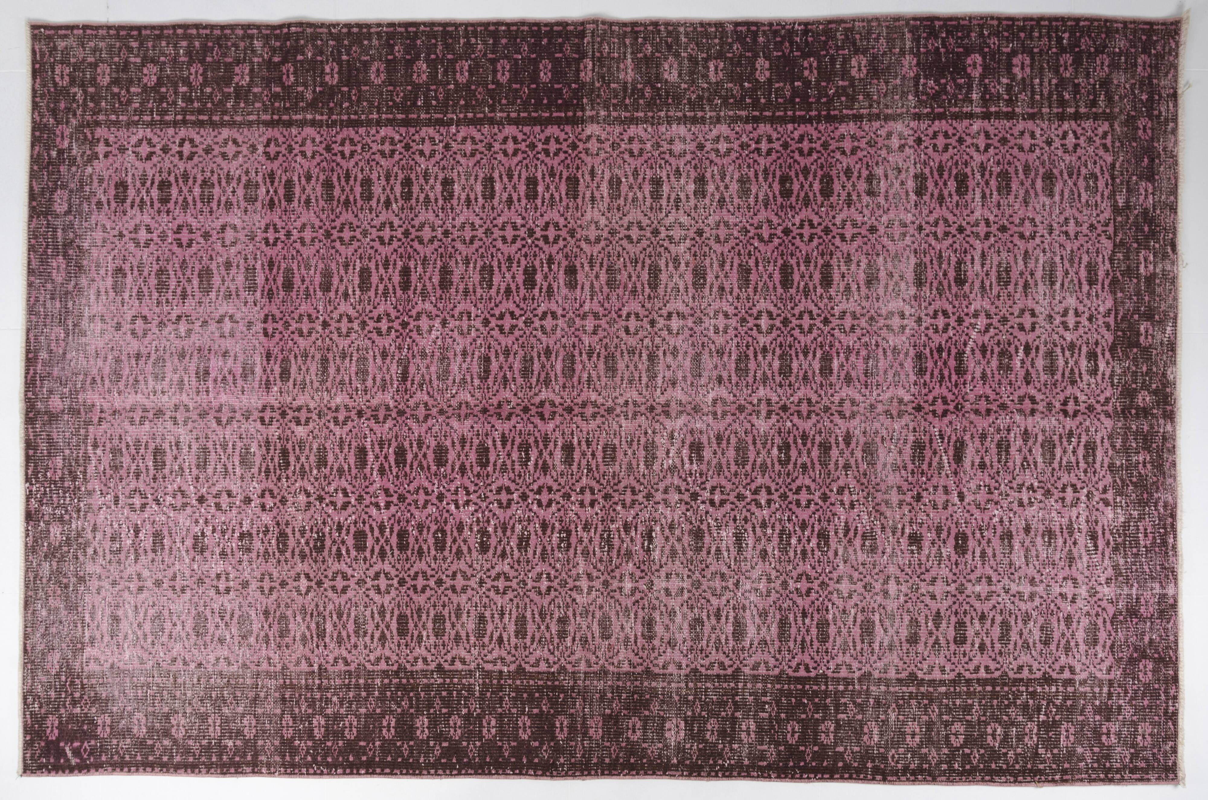 Decorative Pink Oushak Carpet sku 2527