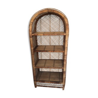 Vintage rattan shelf type emmanuelle