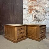 Raw oak drawer furniture