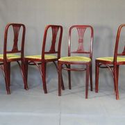 Set of 4 Art Deco chairs by Thonet, No. A78, circa 1930