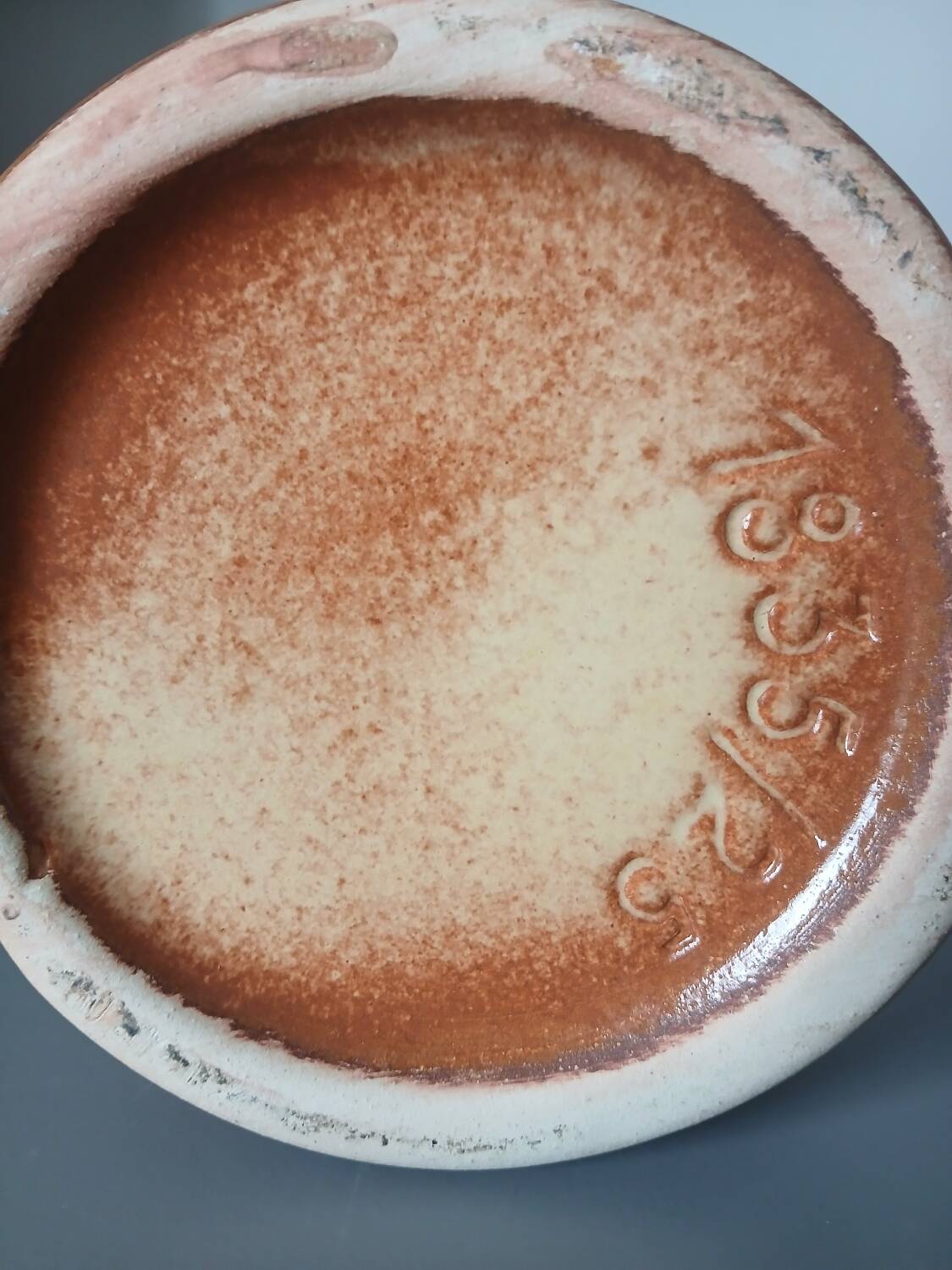 Pichet vintage West Germany brun ocre 25 cm