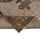 Hand-knotted carved anatolian 1980s 214 cm x 318 cm brown rug