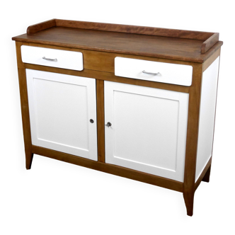 Parisian buffet wood kitchen
