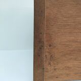 Shelf solid oak patinated years 50-60 years