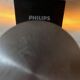 Pair of vintage wall lights, chrome metal, Philips Denmark 1980s
