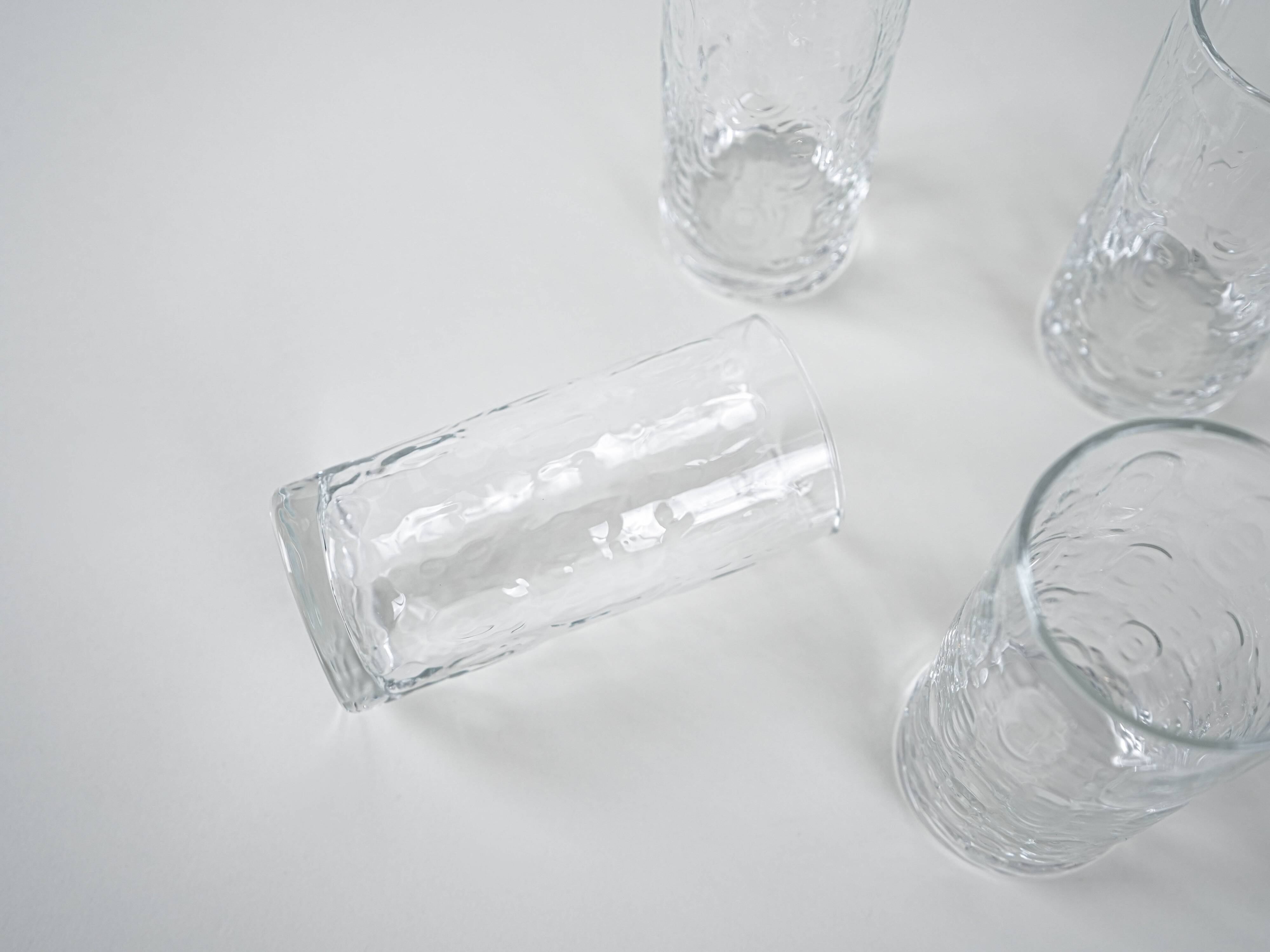 Set of six glasses, Danish design, 1970s, made in Denmark