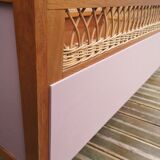 Rattan crib