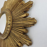 Sun mirror 60s 70s 25x25cm