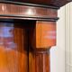 Biedermeier Armoire, Walnut Veneer, Full Columns, Austria/Vienna around 1825