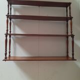 Mahogany wall shelf