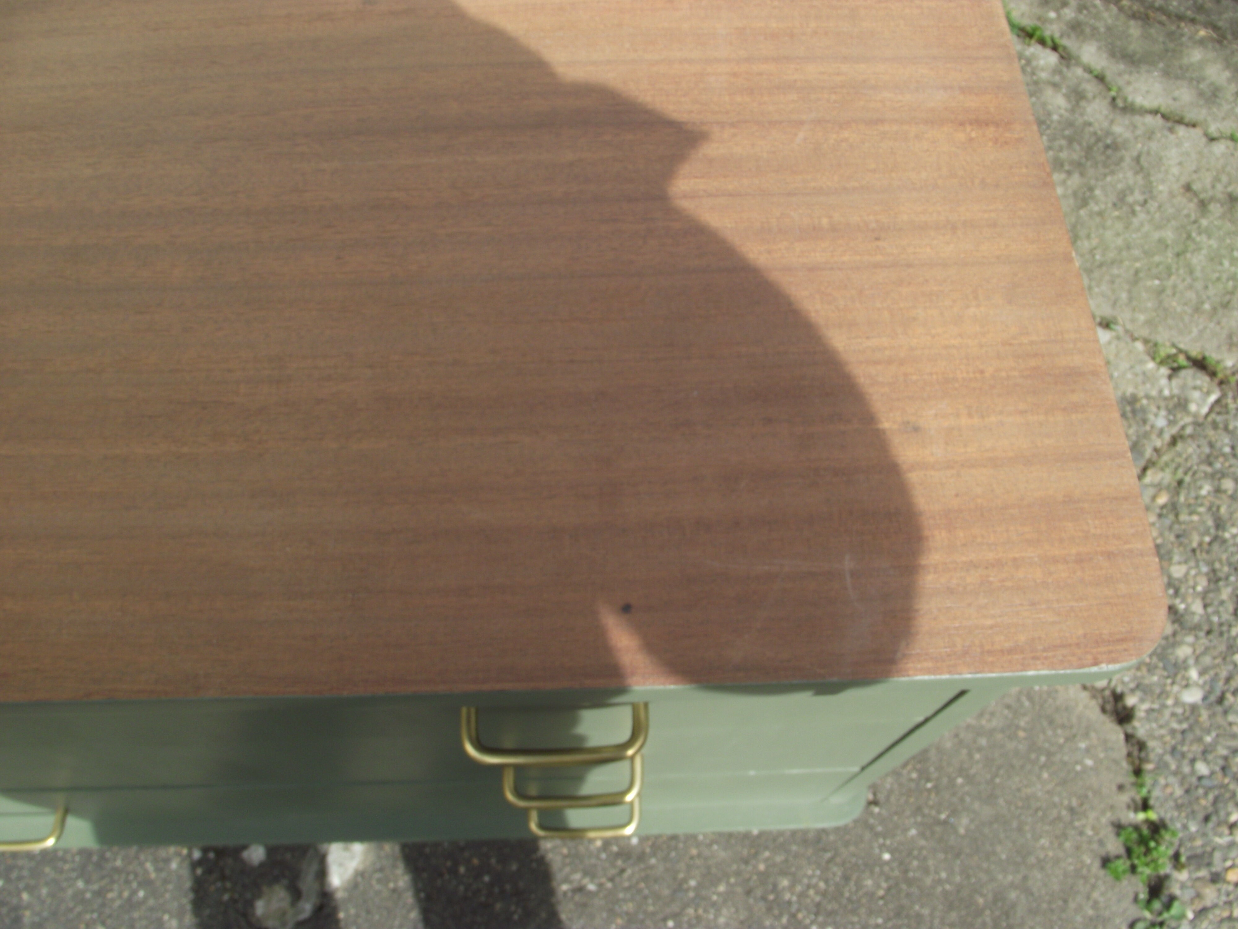 Commode peinte des années 50/60