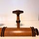 Coat rack "bamboo" with 4 old hooks.