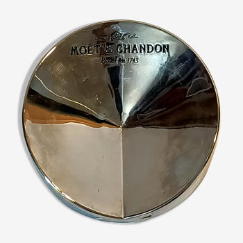 Silver ashtray Moët & Chandon 1970 Vintage