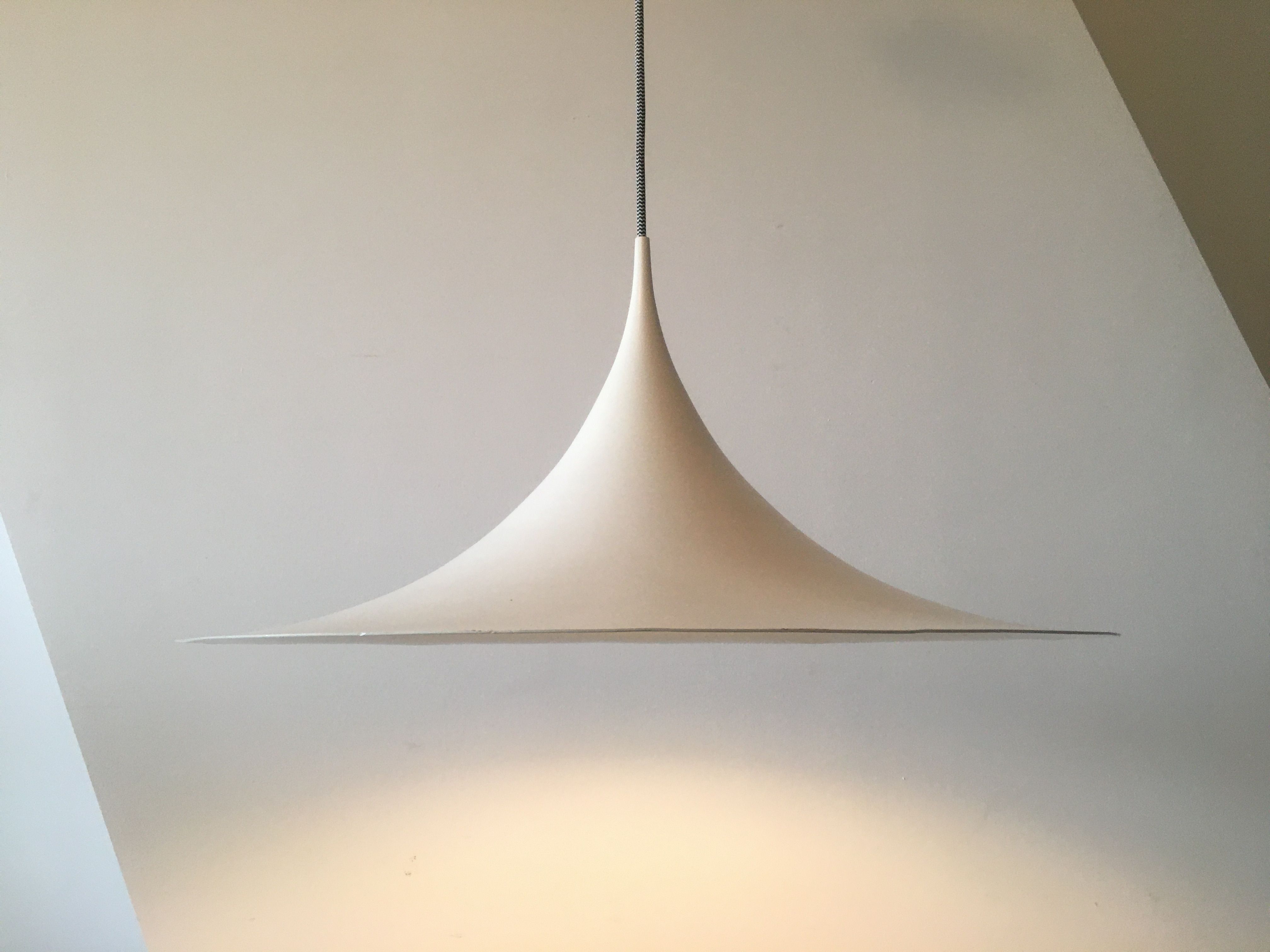 Semi pendant light byClaus Bonderup & Torsten Thorup for Fog & Mørup, 1960s