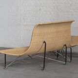 Daybed/ sofa in rattan, 1990’s