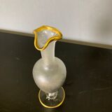 Soliflore Vase with Autumn Decoration In Grisaille circa 1900