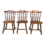 Set of three chairs