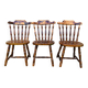 Set of three chairs