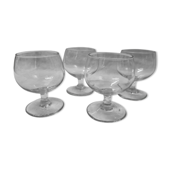 4 digestive glasses from 1970